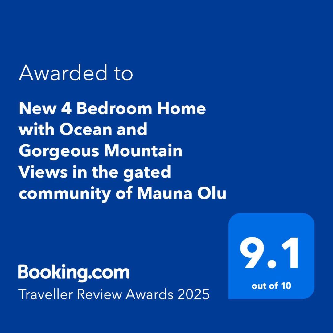 New 4 Bedroom Home With Ocean And Gorgeous Mountain Views In The Gated Community Of Mauna Olu Waianae Exteriér fotografie